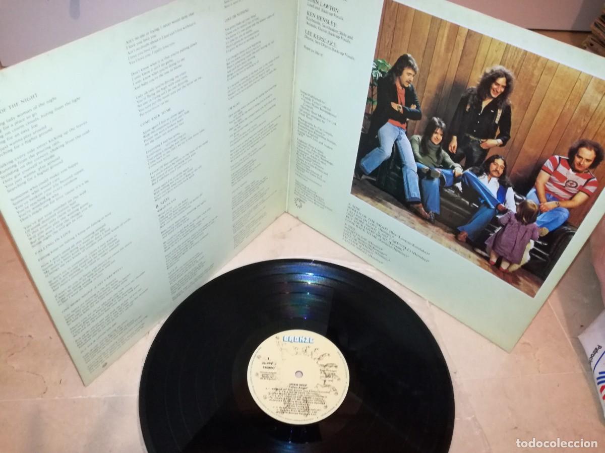 Discos de vinilo: URIAH HEEP-FALLEN ANGEL-GATEFOLD-ORIGINAL ESPA&Ntilde;OL 1978 - Foto 3