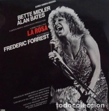 Discos de vinilo: BETTE MIDLER & ALAN BATES - &rdquo;LA ROSA&rdquo; - LP BSO 1979 - Foto 1