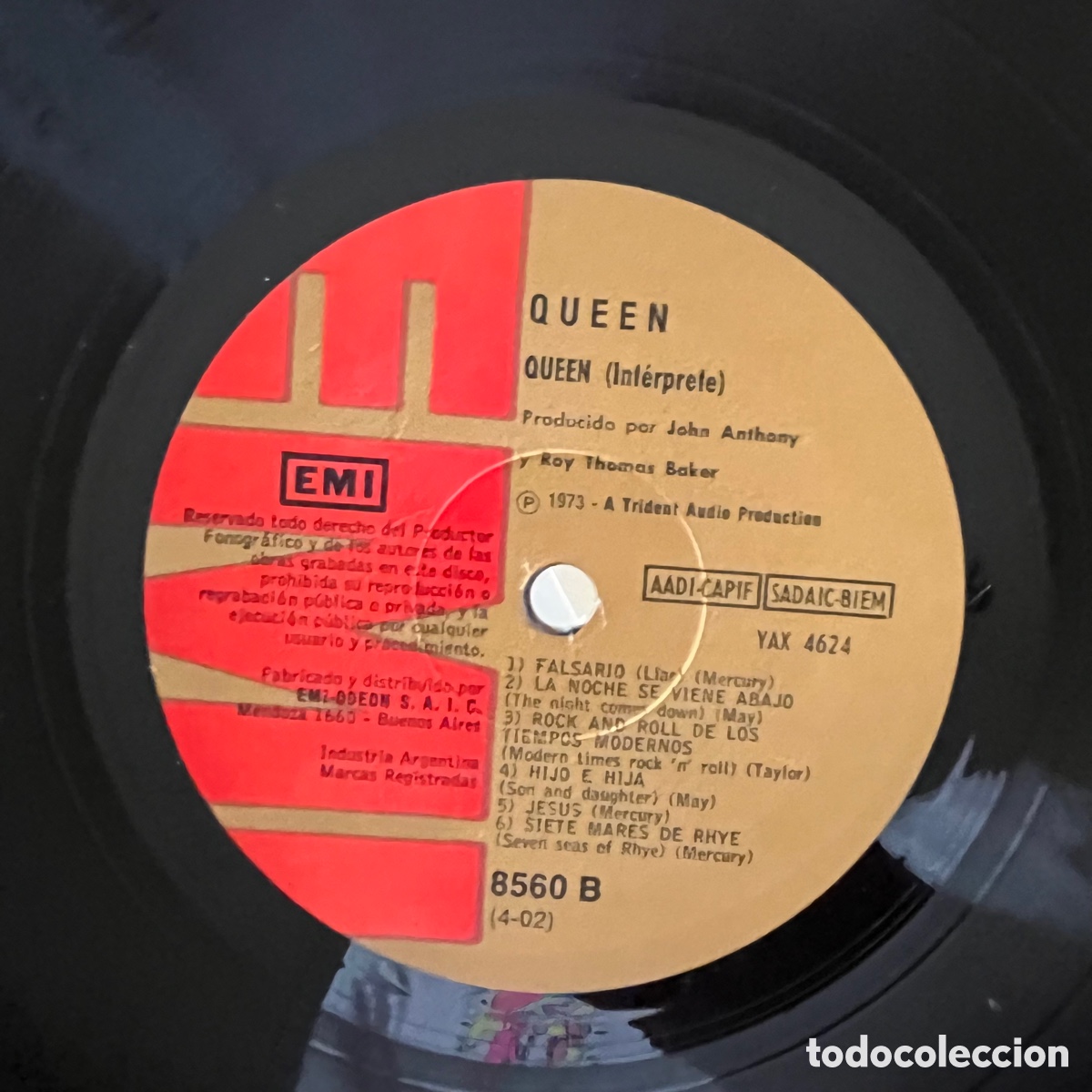 Discos de vinilo: Queen &lrm;&ndash; Queen 1975 Argentina - Foto 3