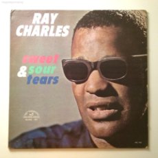 Discos de vinilo: RAY CHARLES ‎– SWEET & SOUR TEARS , 1ª ED. USA 1964 ABC PARAMOUNT