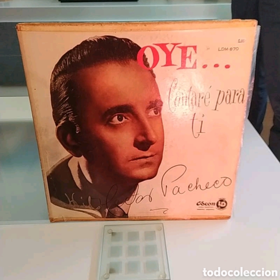 Disques de vinyle: Lp H&eacute;ctor Pacheco. Oye... Cantar&eacute; por ti