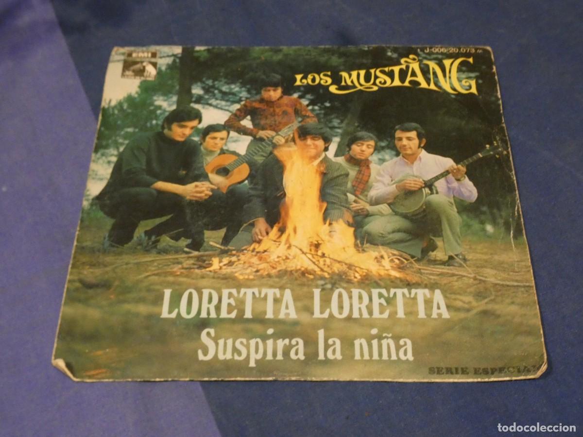 Discos de vinilo: EXPRO 7 pulgadas Los mustang Loretta Loretta - Foto 1