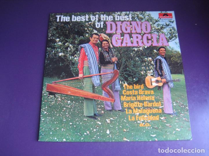 Disques de vinyle: Digno Garcia &ndash; The Best Of The Best Of - LP POLYDOR PAISES BAJOS 70'S - MELODICA LATINA SIN APENAS U