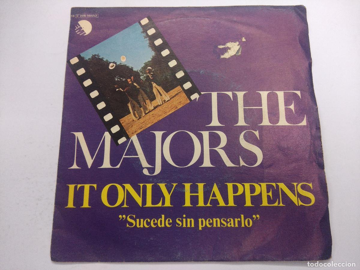 Discos de vinilo: THE MAJORS/IT ONLY HAPPENS/SINGLE. - Foto 1