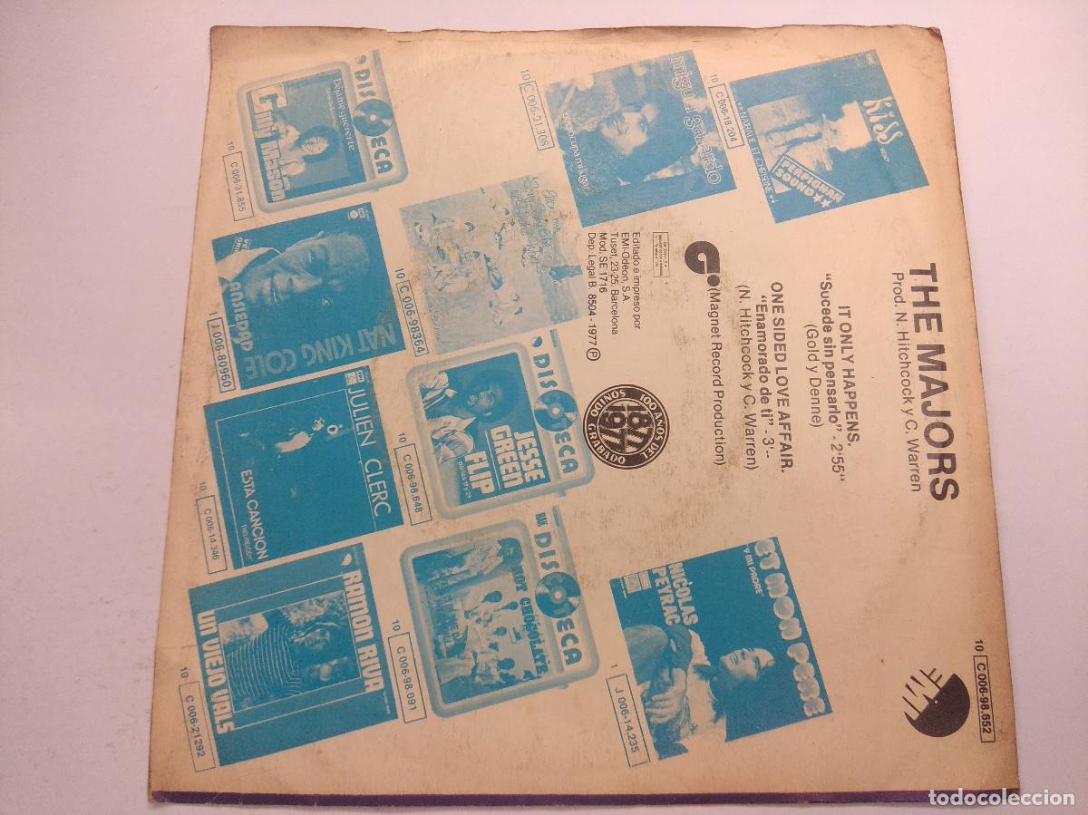 Discos de vinilo: THE MAJORS/IT ONLY HAPPENS/SINGLE. - Foto 3