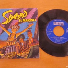 Discos de vinilo: JOSEP CASAS I AUGÉ - SIMBAD EL MARINO. SINGLE, ED CIRCULO LECTORES 1971. MUY BUEN ESTADO