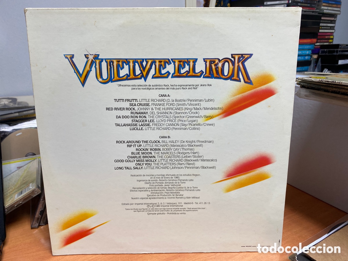 Discos de vinilo: Various - Vuelve El Rok (LP, Comp) - Foto 2