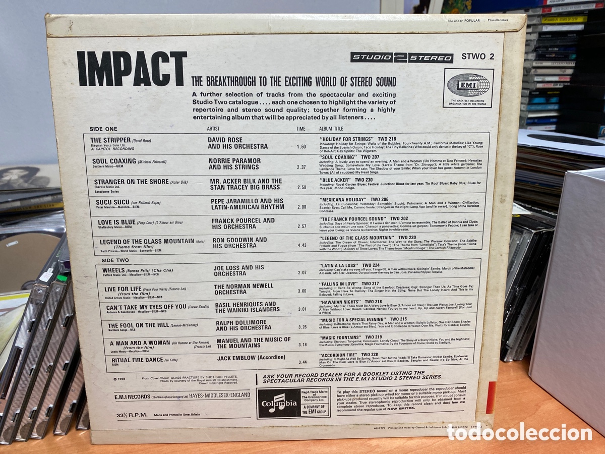 Discos de vinilo: Various - Impact (LP, Album, Comp) - Foto 2
