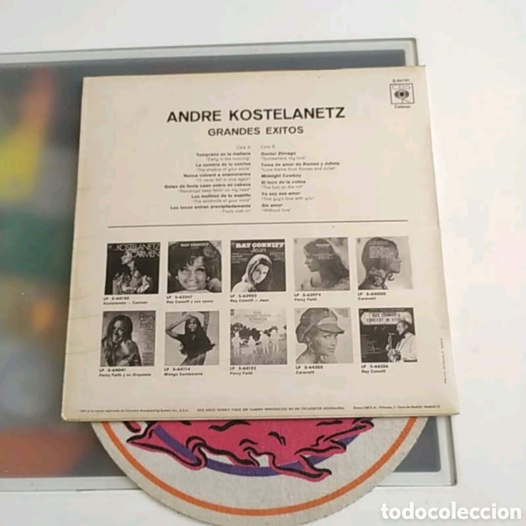 Discos de vinilo: Lp Andre Kostelanetz. Grandes &eacute;xitos - Foto 2
