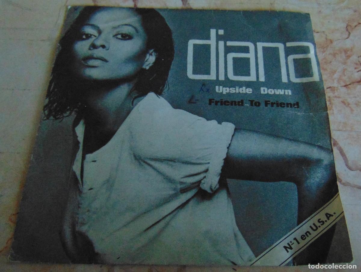 Discos de vinilo: Diana Ross &ndash; Upside Down - SINGLE 1980 - Foto 1