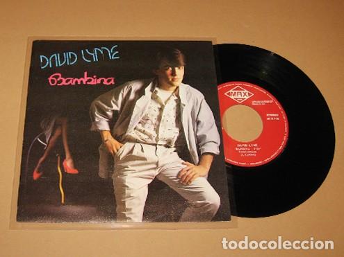 Discos de vinilo: DAVID LYME - BAM, BAMBINA - SINGLE NUEVO - 1985 - HIT ITALO DISCO - MAX-MUSIC