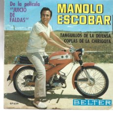 Discos de vinilo: MANOLO ESCOBAR-TANGUILLOS DE LA DEFENSA-COPLAS DE LA CHIRIGOTA. Lote 377541299