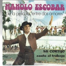 Discos de vinilo: MANOLO ESCOBAR-MI CORTIJO-CANTO AL TRABAJO. Lote 377541419