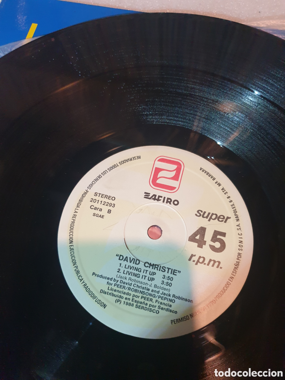 Discos de vinilo: David Christie - living it up - Foto 3
