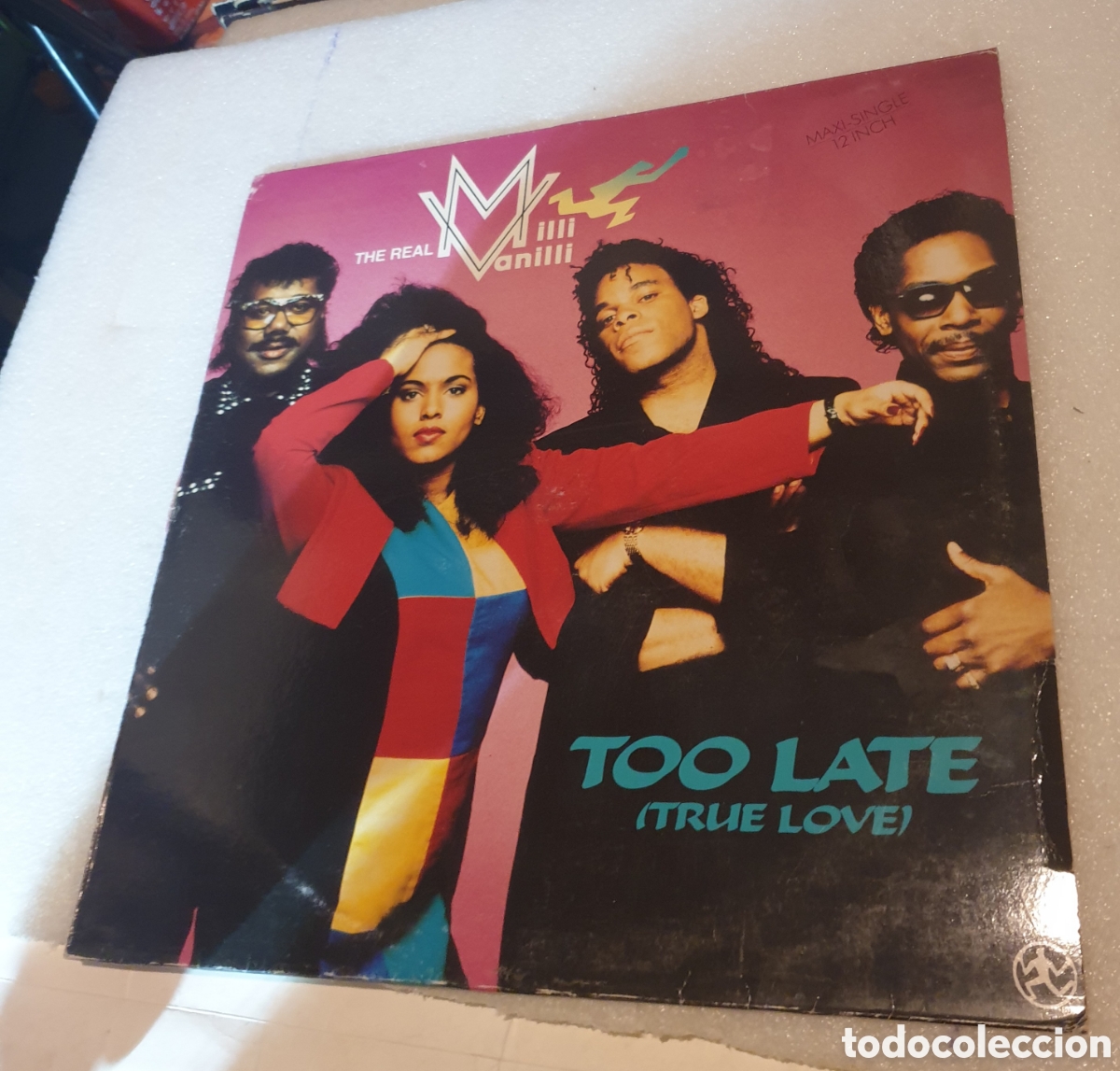 Discos de vinilo: The real Milli Vanilli - Too late (true love) - Foto 1