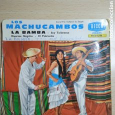 Discos de vinilo: EP 7” LOS MACHUCAMBOS.1963.FRANCE.LA BAMBA+3. Lote 377566944