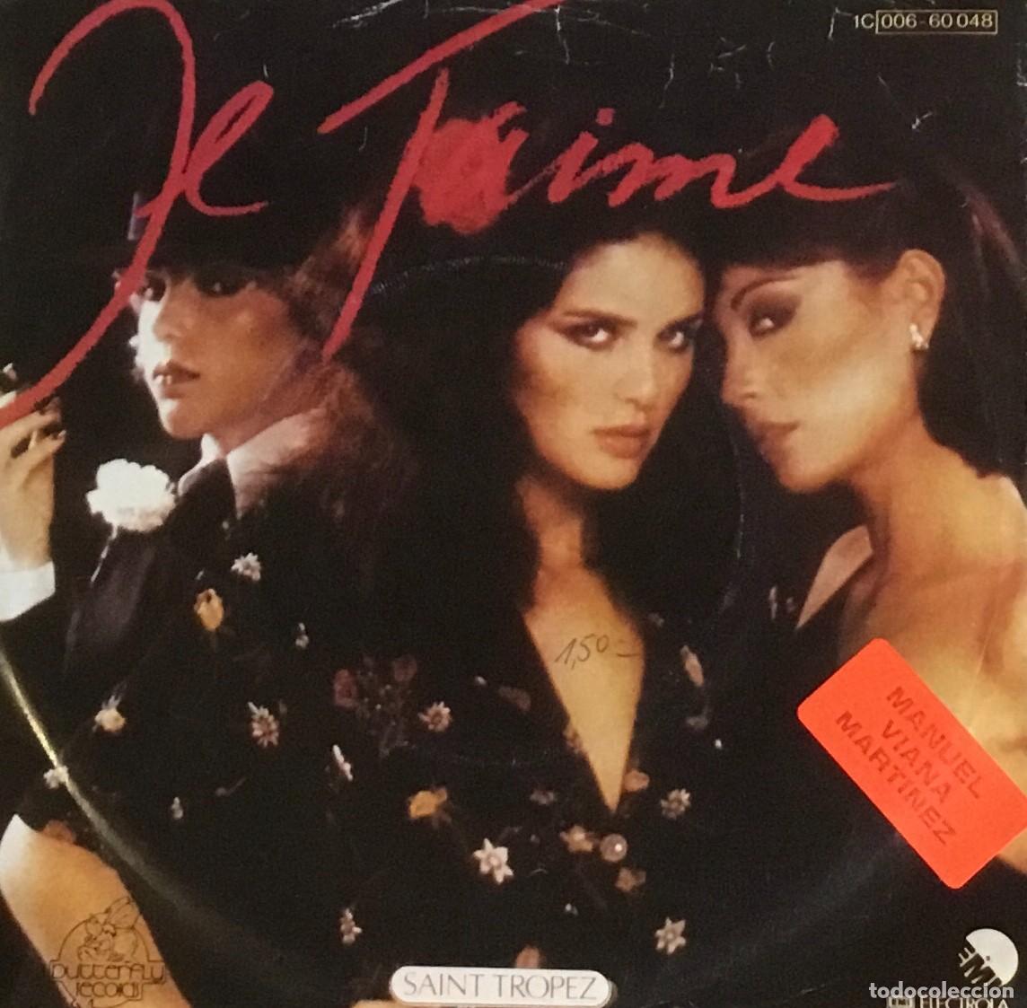 Discos de vinilo: SAINT TROPEZ - JE T&acute;AIME - Foto 1