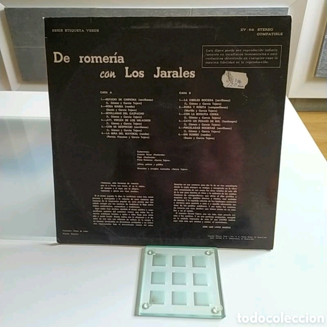 Discos de vinilo: Lp Los Jarales. De romer&iacute;a con Los Jarales - Foto 2