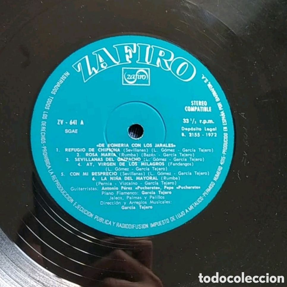 Discos de vinilo: Lp Los Jarales. De romer&iacute;a con Los Jarales - Foto 3