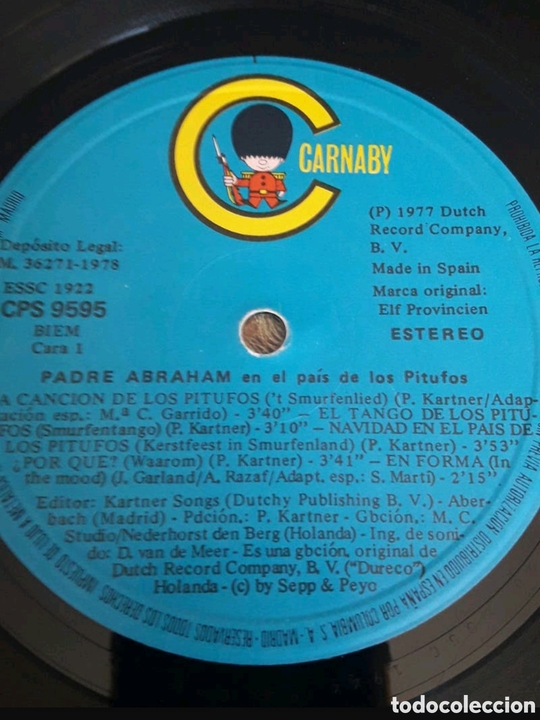 Discos de vinilo: Lp Padre Abraham en el pa&iacute;s de los pitufos - Foto 5