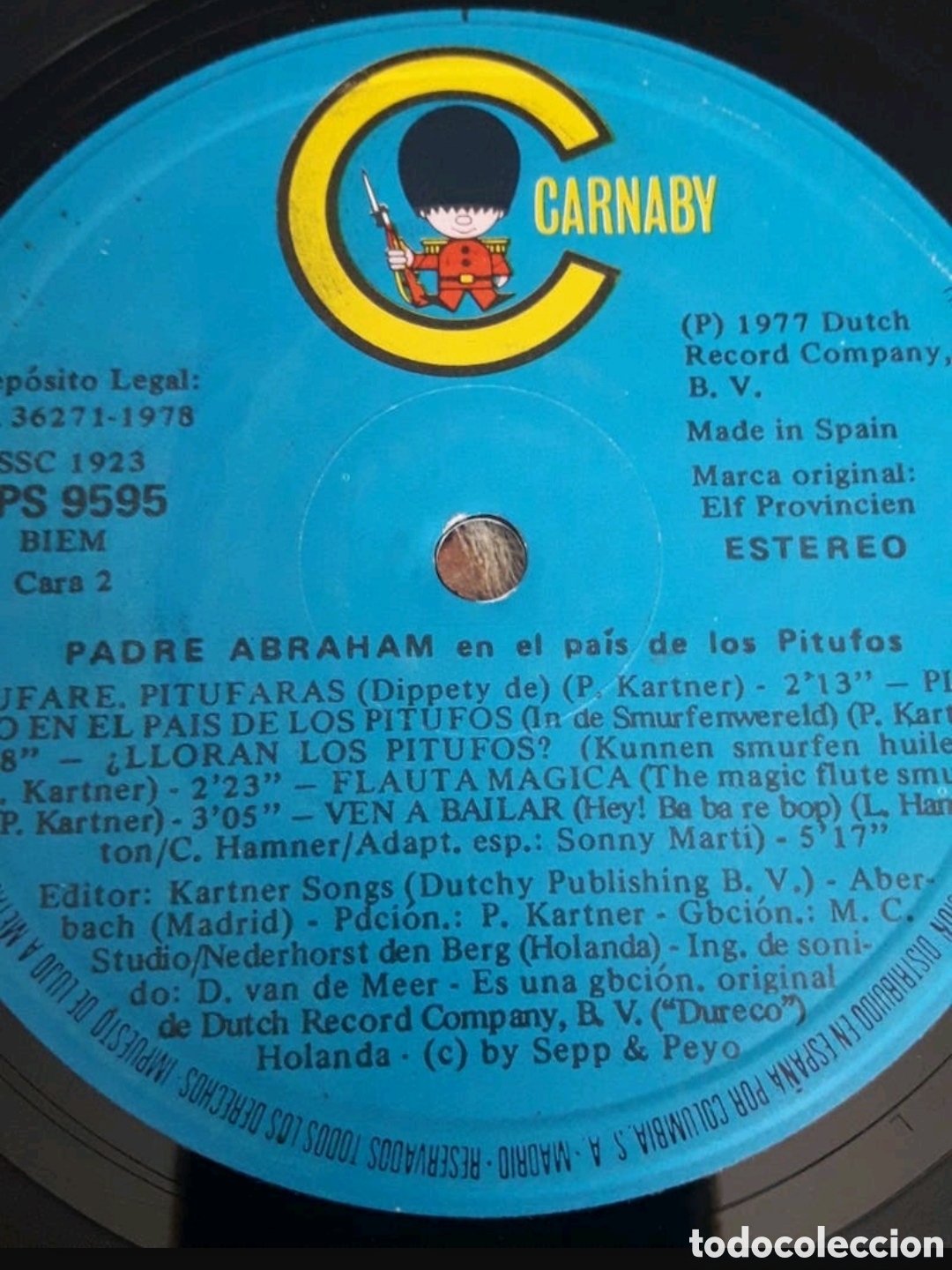 Discos de vinilo: Lp Padre Abraham en el pa&iacute;s de los pitufos - Foto 6