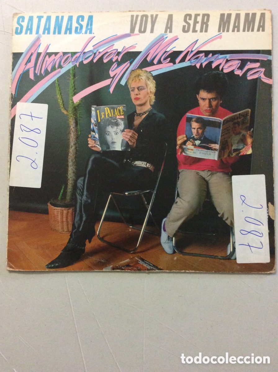 Dischi in vinile: Almodovar y Mc Namara. Satanas.a. Voy a ser mama.
