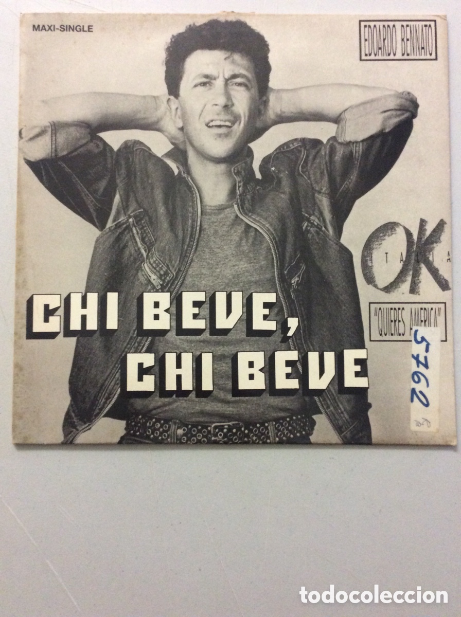 Discos de vinilo: Edoardo Bennato. Chi beve, chi beve. - Foto 1