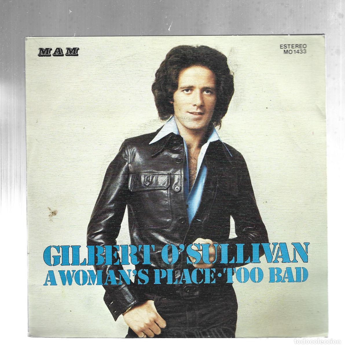 Discos de vinilo: GILBERTO SULLIVAN- A WOMANS PLACE-TOO BAD - Foto 1