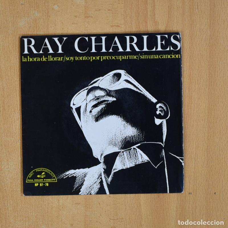 Discos de vinilo: RAY CHARLES - LA HORA DE LLORAR + 3 - EP - Foto 1