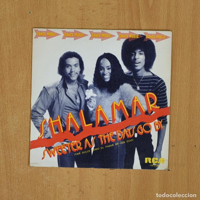 Discos de vinilo: SHALAMAR - SWEETER AS THE DAYS GO BY - SINGLE - Foto 1