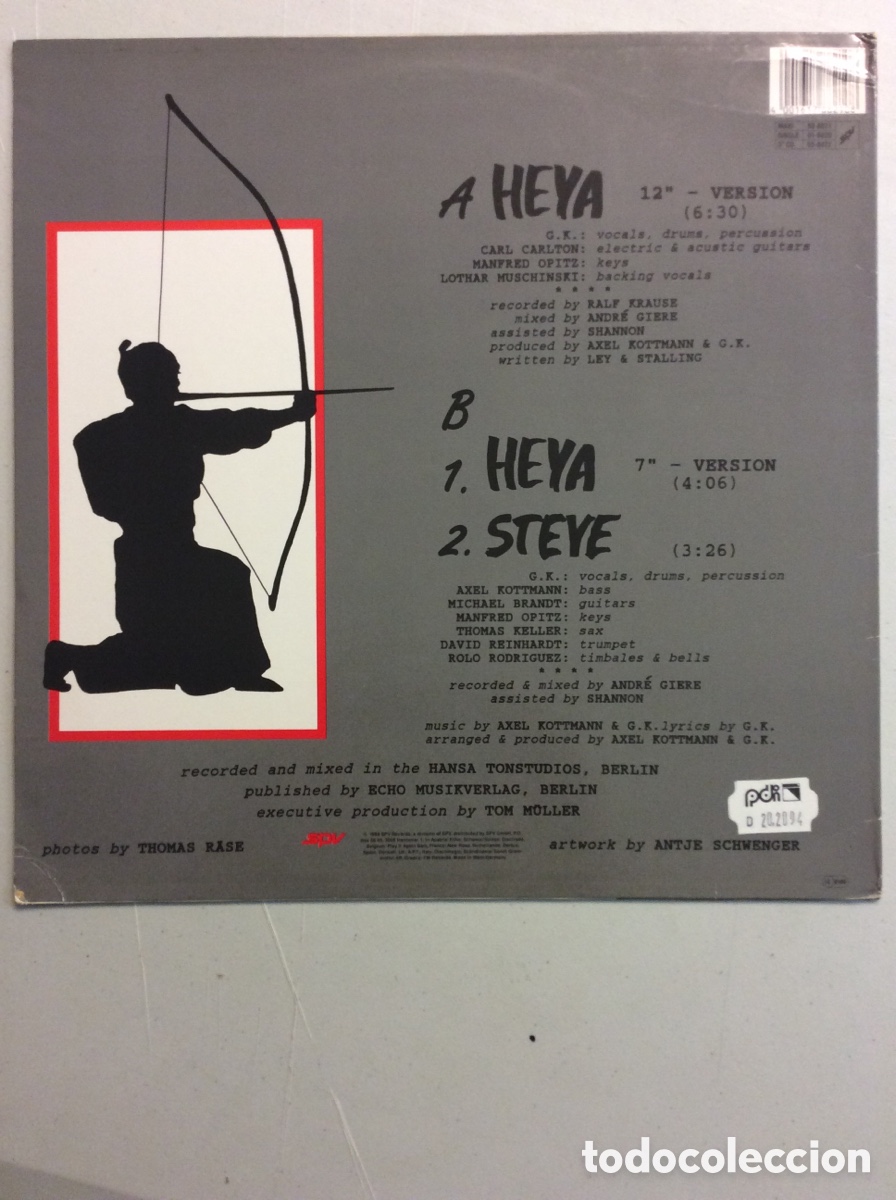 Discos de vinilo: George Kranz. Heya. - Foto 2