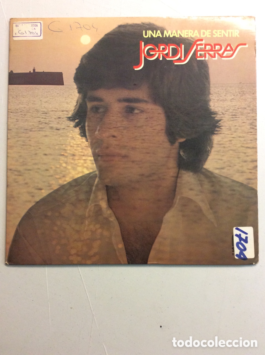 Discos de vinilo: Jordi Serras. Una manera de sentir. - Foto 1