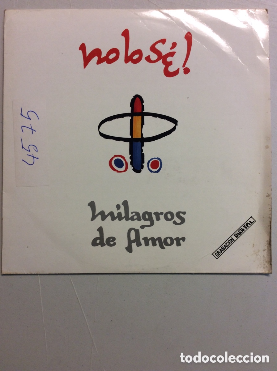 Dischi in vinile: No lo s&eacute;!. Milagros de amor.