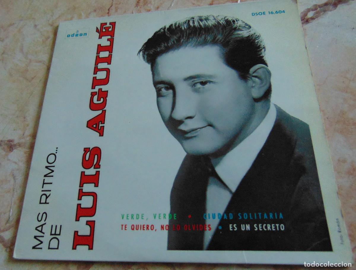 Discos de vinilo: LUIS AGUILE - VERDE VERDE + 3 - EP 1964 - Foto 1