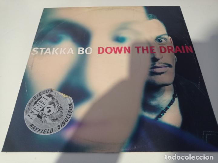 Discos de vinilo: Stakka bo-down the drain.maxi - Foto 1