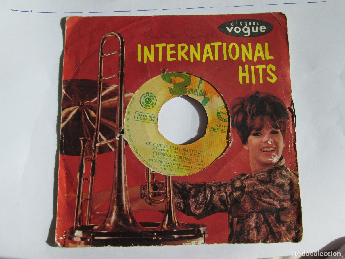 Discos de vinilo: INTERNATIONAL HITS - SINGLE VINILO - 1966 BARCLAY - Foto 1