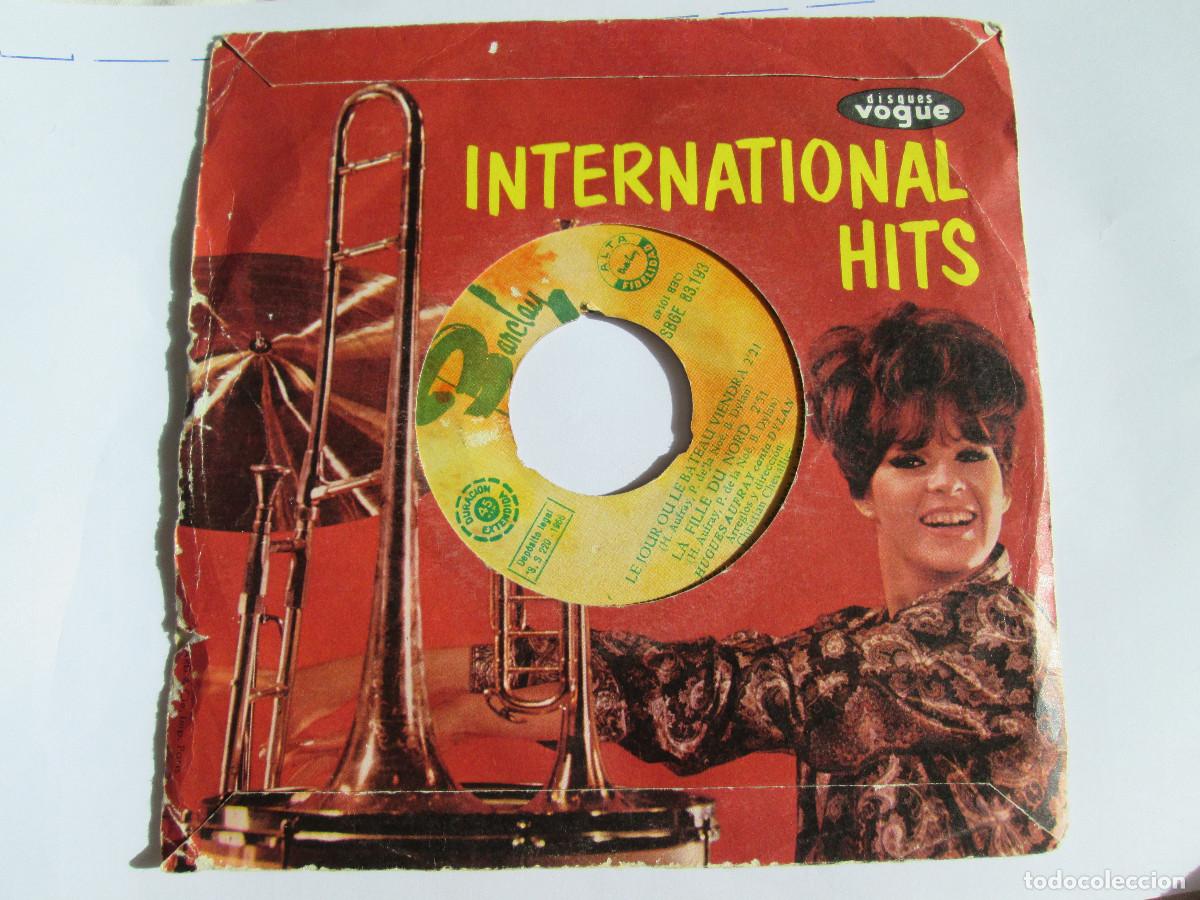 Discos de vinilo: INTERNATIONAL HITS - SINGLE VINILO - 1966 BARCLAY - Foto 2