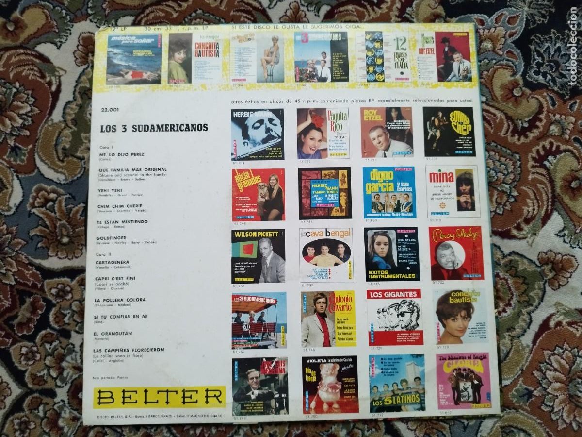 Discos de vinilo: Los tres sudamericanos - Foto 2