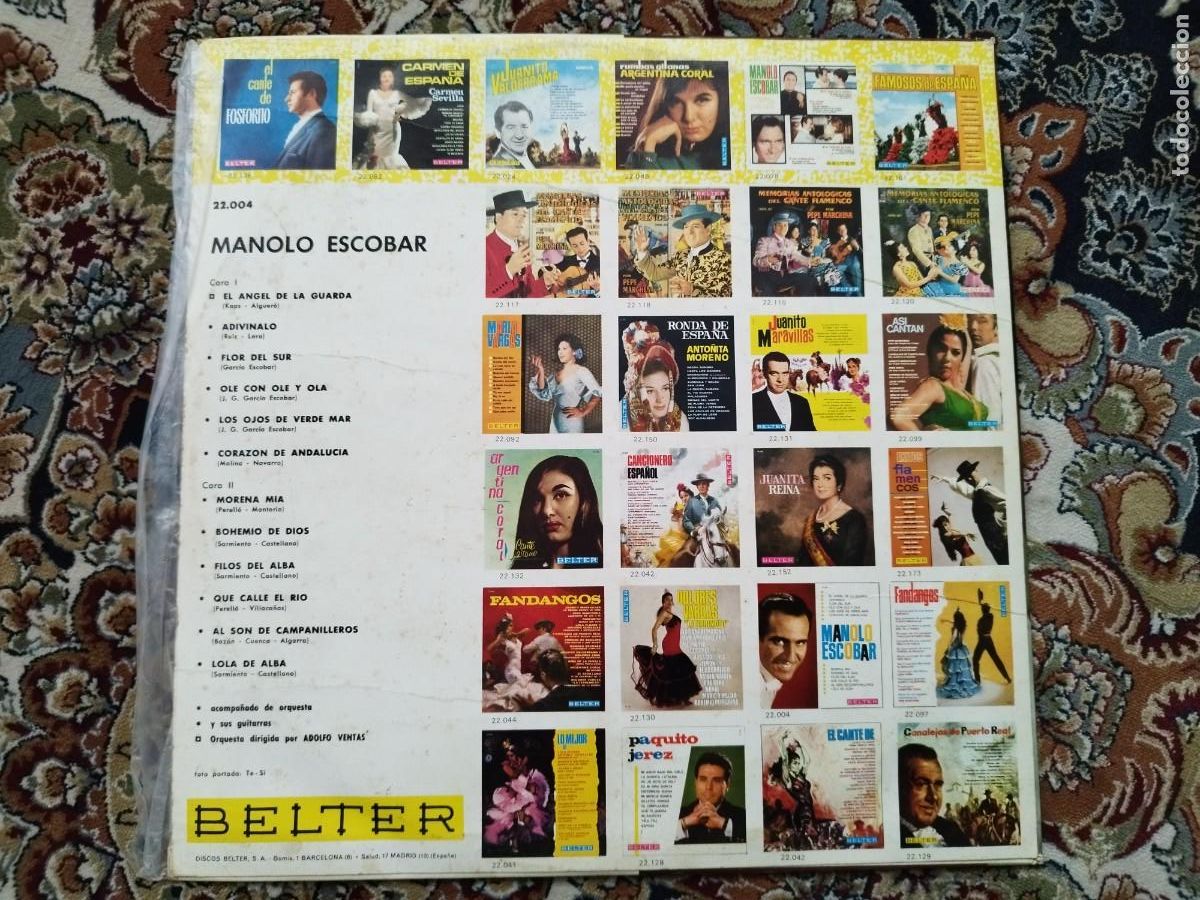 Discos de vinilo: Manolo Escobar Belter - Foto 2