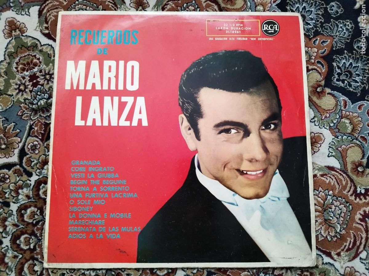 Discos de vinilo: Mario Lanza Lp Disco - Foto 1
