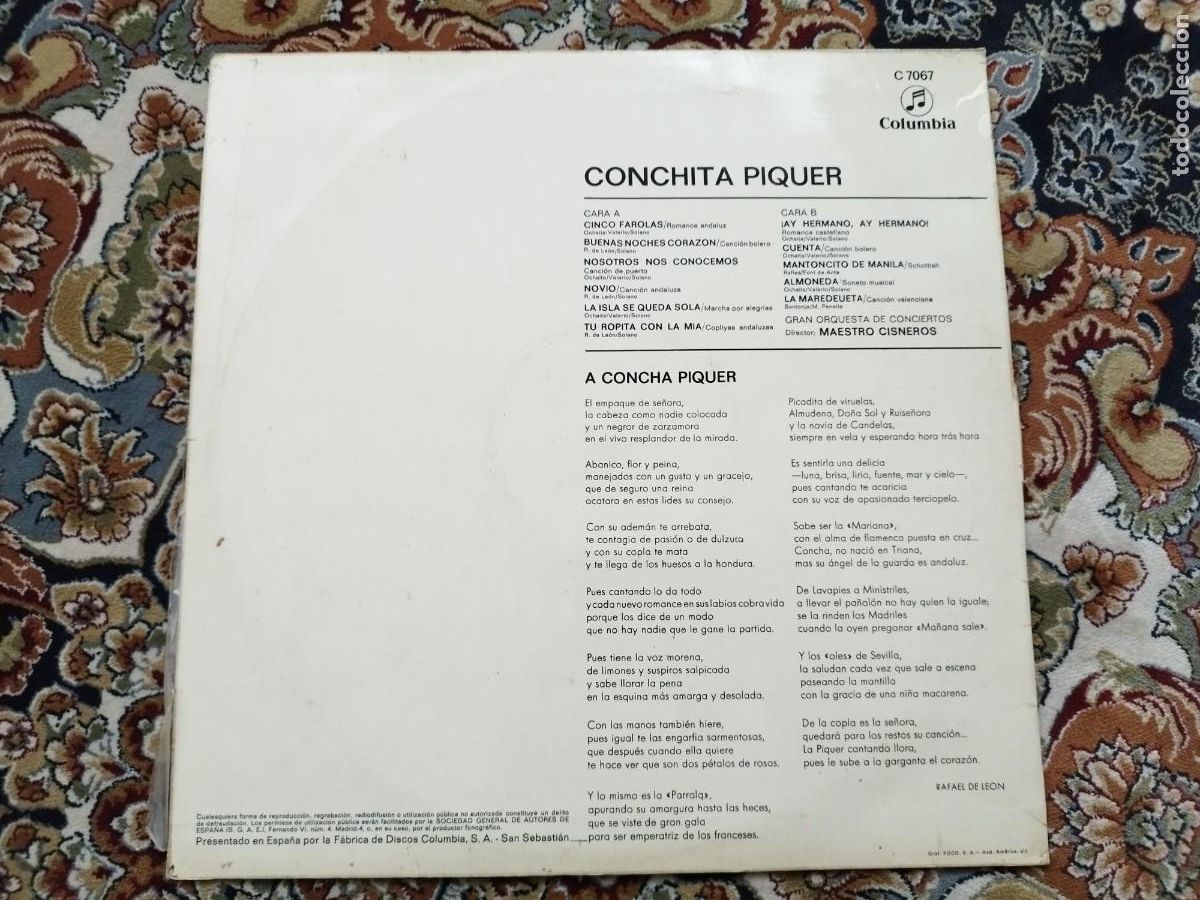 Discos de vinilo: Concha Piquer - Foto 2