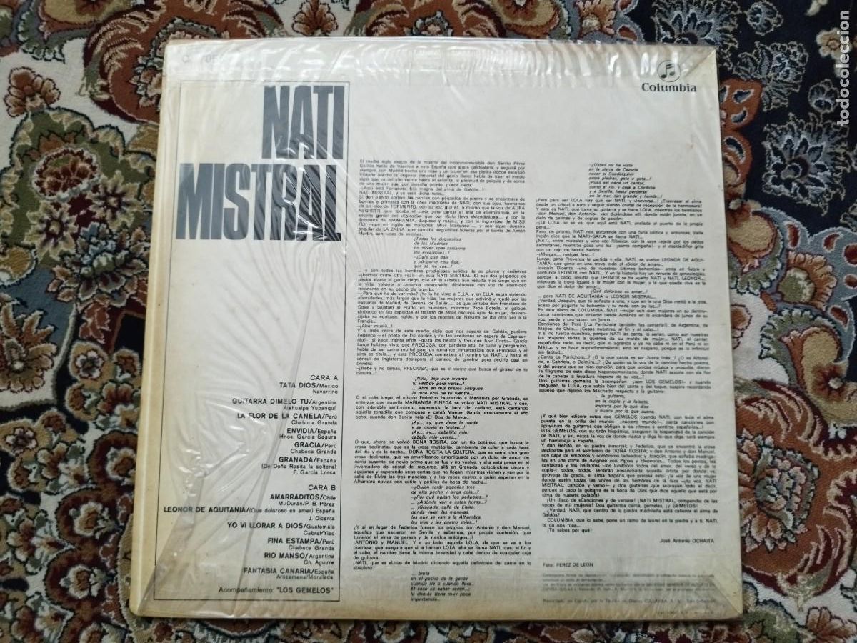 Discos de vinilo: Nati Mistral - Foto 2
