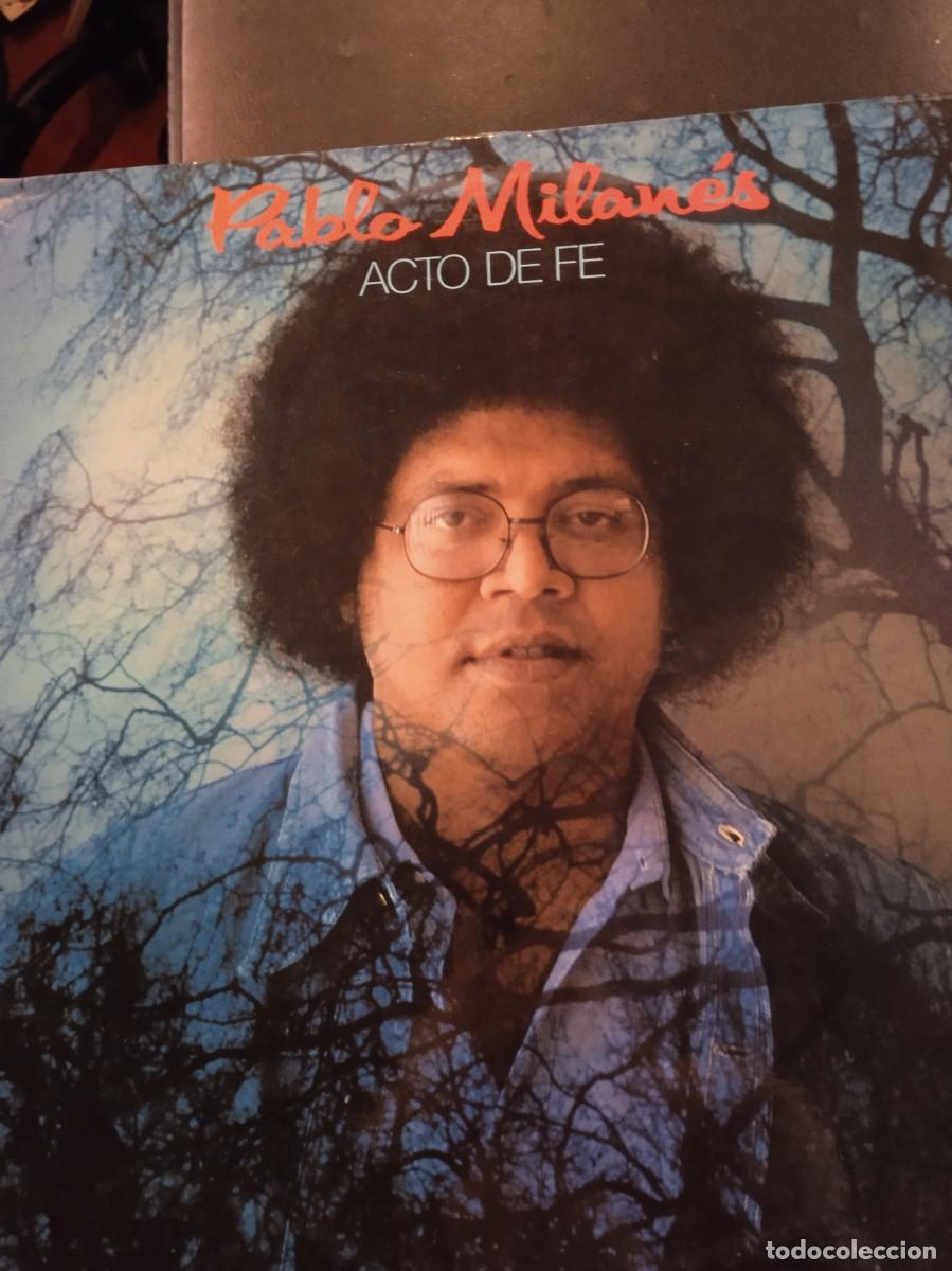 Discos de vinilo: PABLO MILAN&Eacute;S- ACTO DE FE. LP. - Foto 1