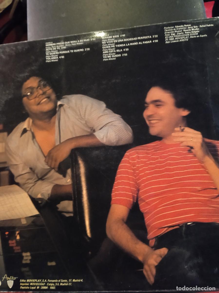 Discos de vinilo: PABLO MILAN&Eacute;S- ACTO DE FE. LP. - Foto 2