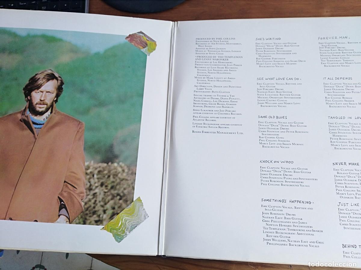 Discos de vinilo: ERIC CLAPTON - Behind the sun ************ LP GATEFOLD ESPA&Ntilde;OL 1985 - Foto 2