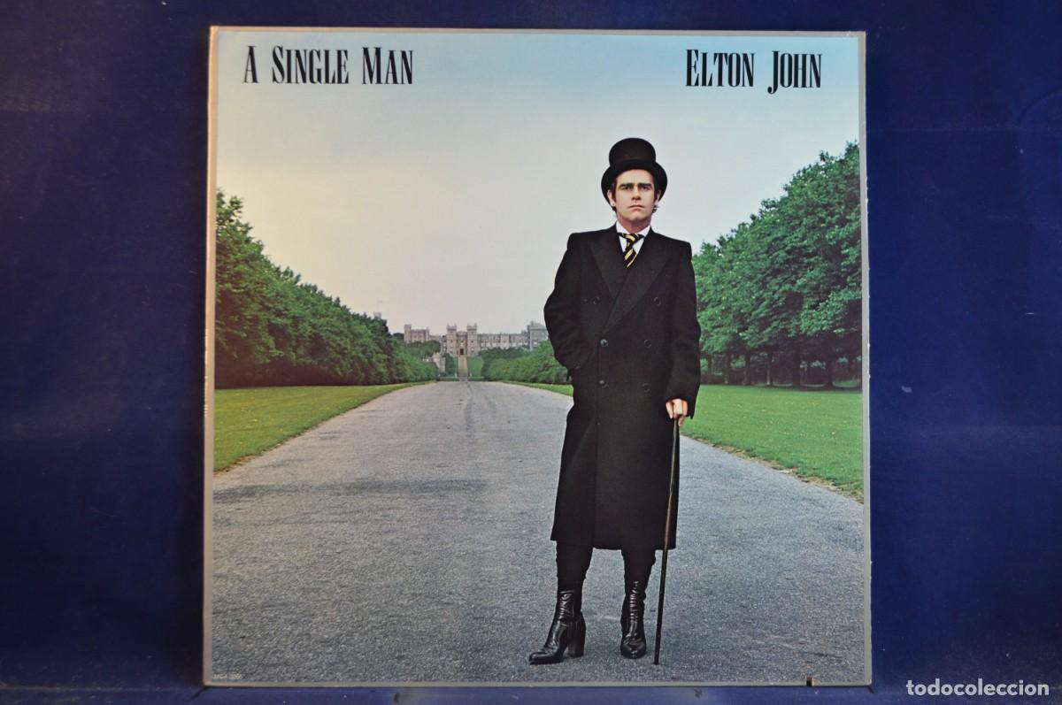 Discos de vinilo: ELTON JOHN - A SINGLE MAN - LP - Foto 1