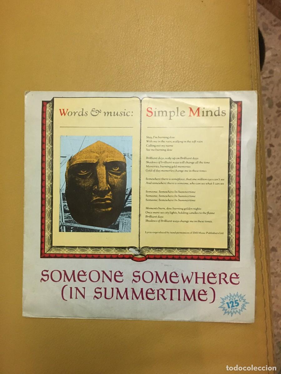 Discos de vinilo: Simple Minds &lrm;&ndash; Someone Somewhere (In Summertime) - Foto 1