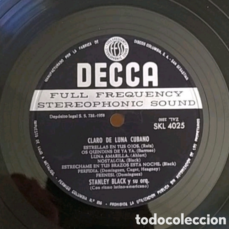 Discos de vinilo: Lp Stanley Black. Cuban Moonlight - Foto 4