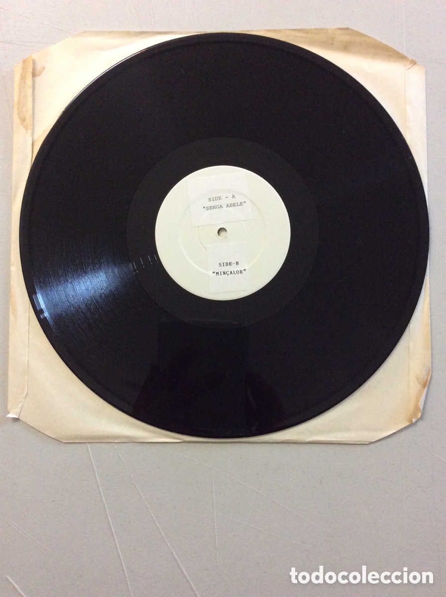 Discos de vinilo: Manu Dibango featuring MC Mell &lsquo;O&rsquo;. Senga Abele. Min&ccedil;alor. - Foto 3