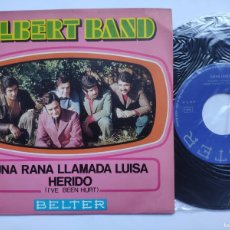 Discos de vinilo: ALBERT BAND - 45 SPAIN - MINT * HERIDO / UNA RANA LLAMADA LUISA * 1970. Lote 378035609